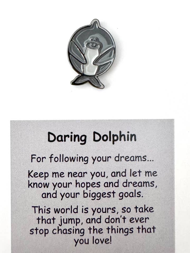 Épingle Dauphin Audacieux pour la vente par Little Joys