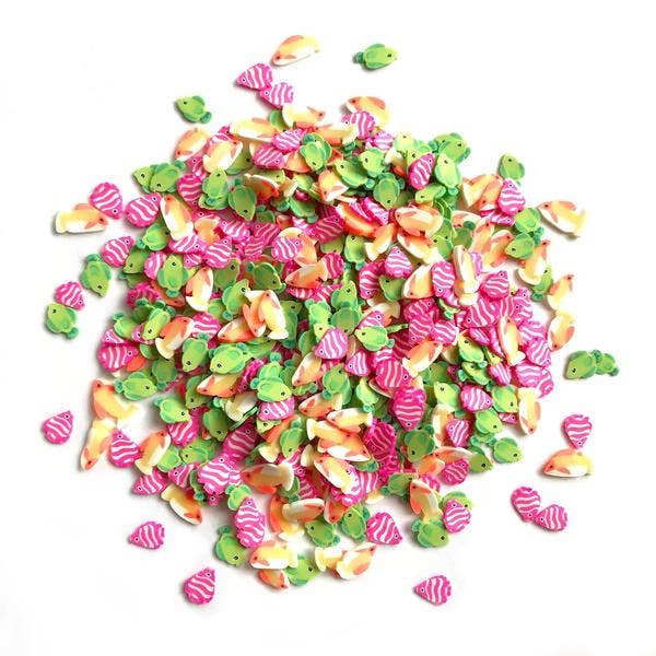 Fish Tank Polymer Clay Craft Embellishments for wholesale by Buttons Galore & More