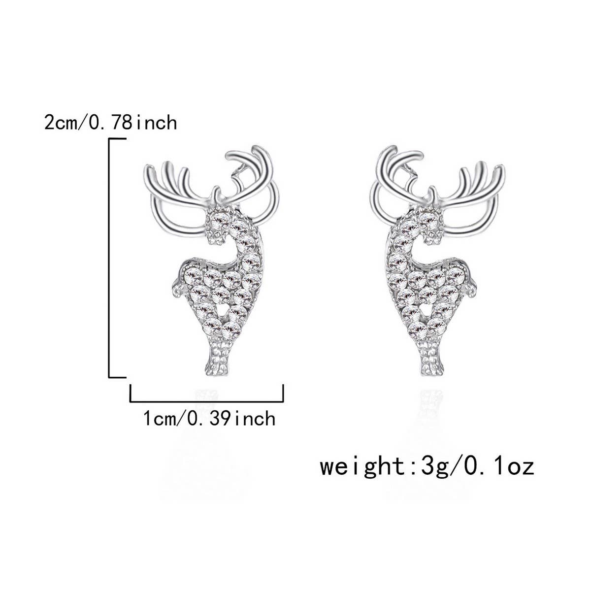 DOUBLJU - Wholesale Dangle Earrings - VERSATILE CHRISTMAS-THEMED EARRINGS_CWAJE0575321