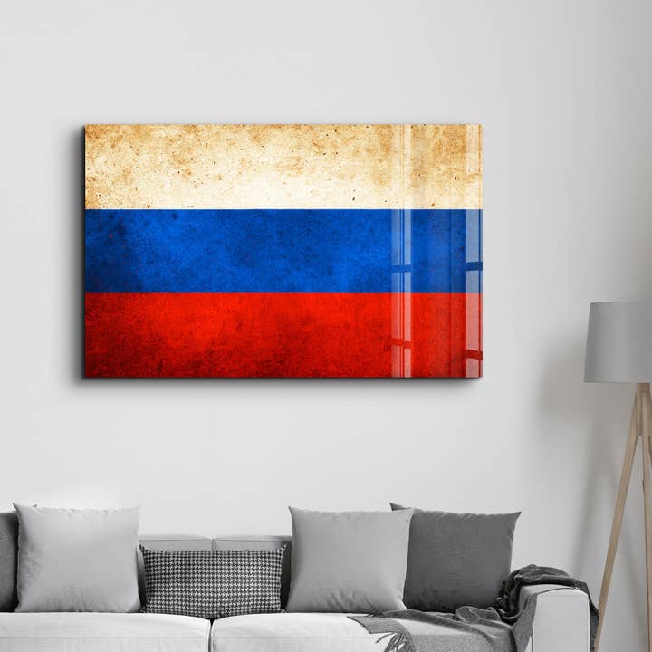 Artdesigna KG - Wholesale Wall Accent - Russian Flag Splash - Glass Wall Art3