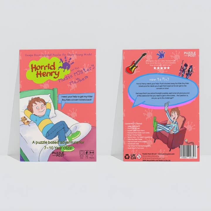 Puzzle Post Games - Vente Puzzle – enfant - Horrid Henry et le mystère musical Mayhem (7-10 ans)1