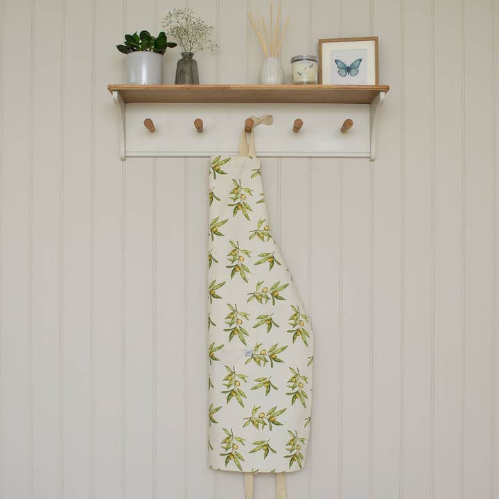 Olive Print Apron for wholesale by Letters To Finley