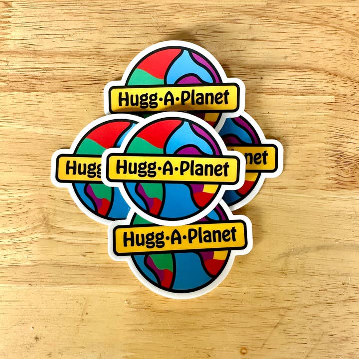 Hugg-A-Planet - Wholesale Sticker - Hugg-A-Planet Stickers1