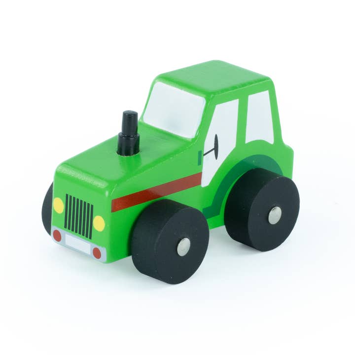 Keycraft - Wholesale Toy Car/Truck - Kids - Majigg Wooden Toy Farm Tractor