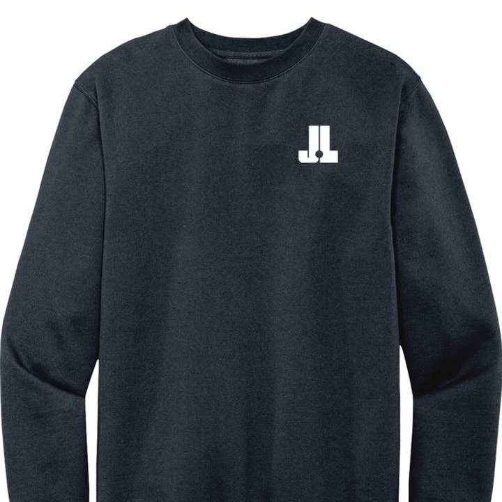 J&L Steel - Pittsburgh Works - Frente/Costas - Sweatshirt com Gola Redonda por atacado de Yinzylvania
