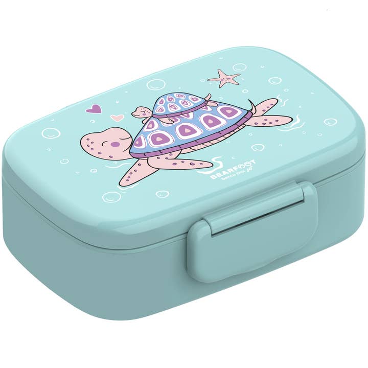 BEARFOOT - Wholesale Lunch Bag/Box - Kids - Lunch box children's compartments, lightweight & leak-proof turtle