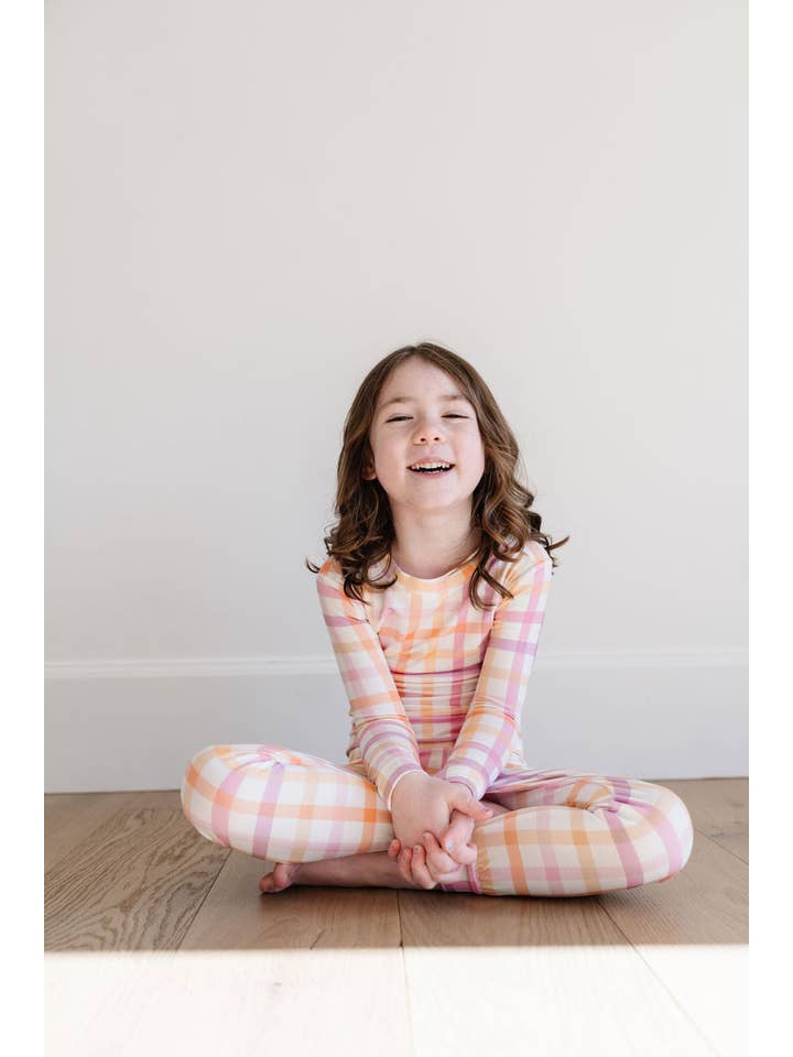 Plain Jane - Wholesale Sleepwear Set - Kids - PJ Set in Hopscotch4