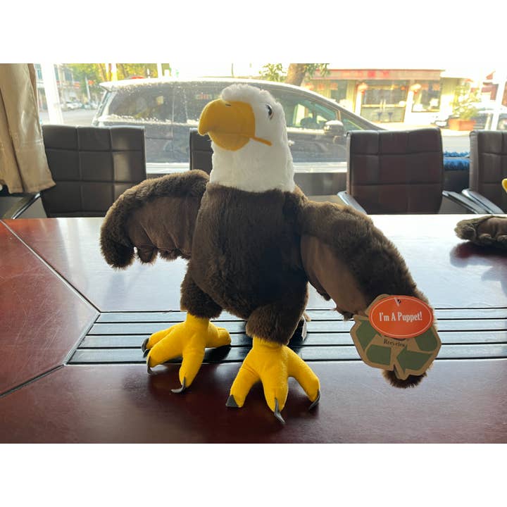 The Petting Zoo - Wholesale Puppet - Kids & Baby - 11" (28cm) Interactive Puppet Bald Eagle3