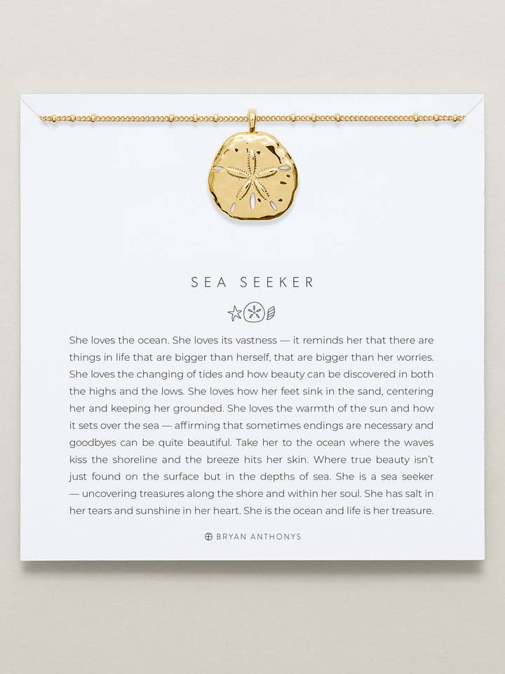 Sea Seeker Pendant Necklace for wholesale by Bryan Anthonys
