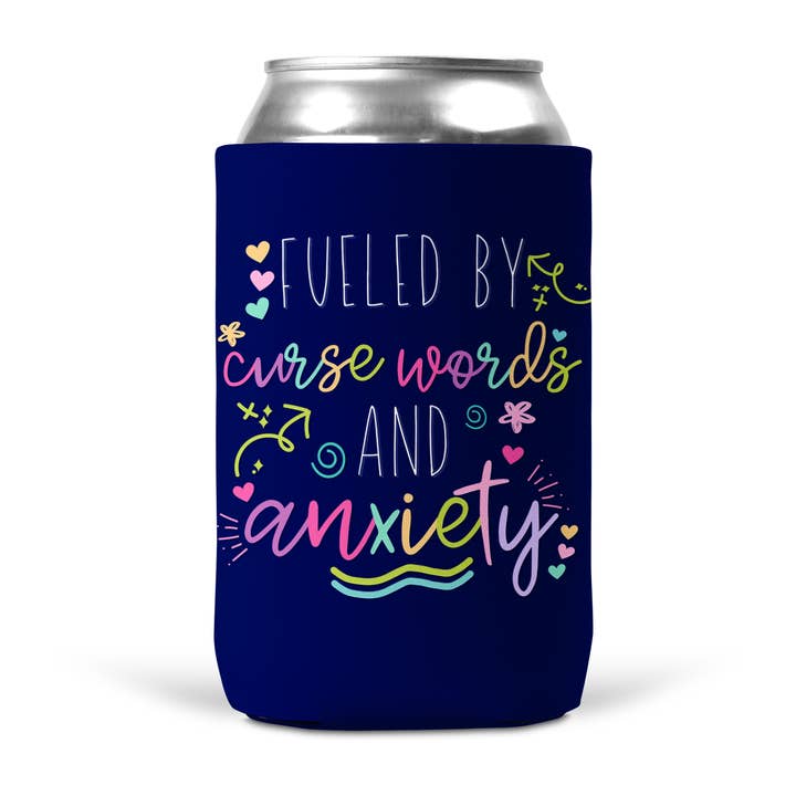 tcbco - Wholesale Drink Huggers & Koozies - Fueled By Curse Words And Anxiety Koozie6