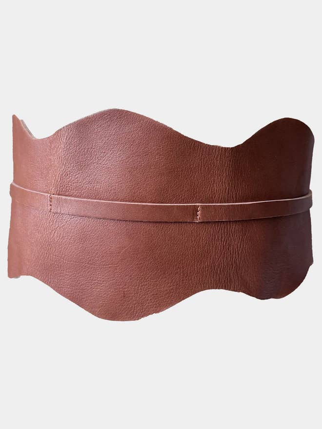 Sculpt Belt – Wide Waist Cincher | Whiskey | Outfit Transfor for wholesale by ADA Collection Belts