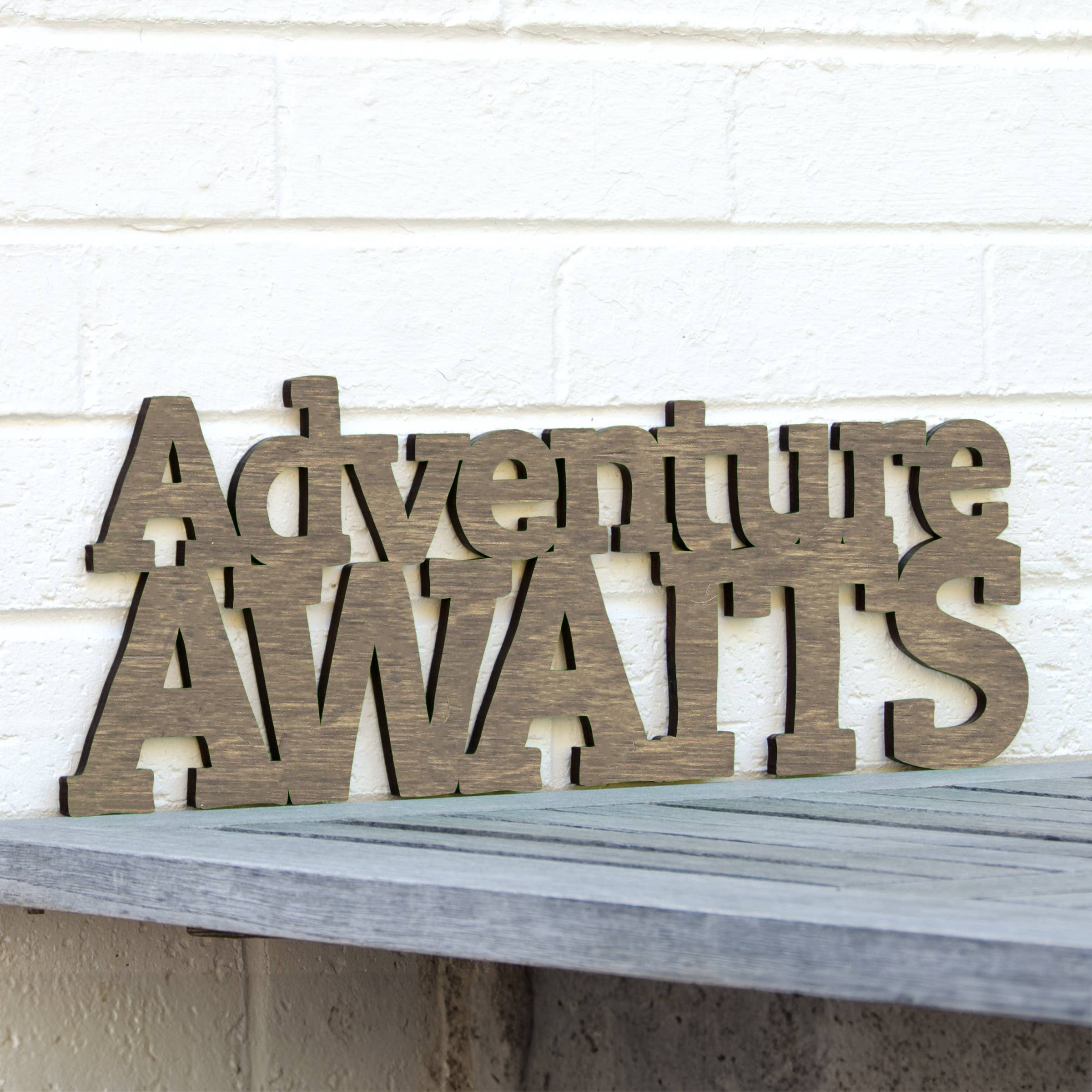 Spunky Fluff - Wholesale Wall Sign - Adventure Awaits Outdoor Lover Wall Art Sign15