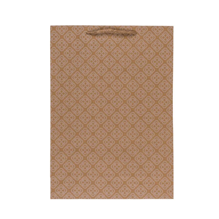 Out of the blue KG - Vendita all'ingrosso Buste regalo - Sacchetto in carta kraft con decorazione floreale1