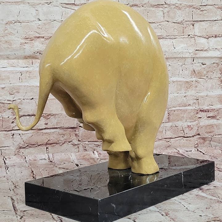 Bronzhaus – Großhandel Skulptur – Bronzestierstatue Moderne Abstrakte Bauernhaus Skulptur Dekor4