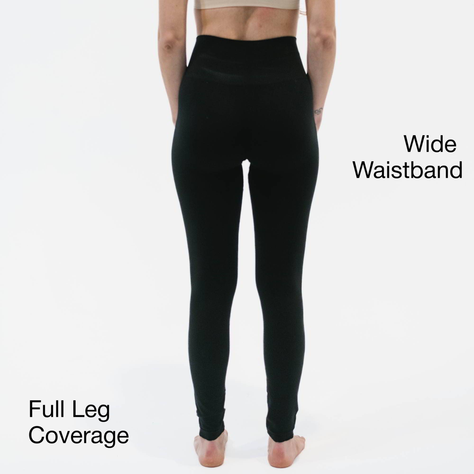 Black Seamless Bamboo Leggings for wholesale on Faire2