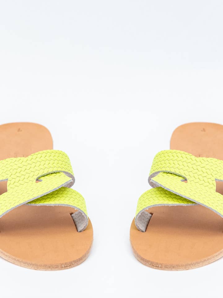 Slide-in lädersandaler - "Desmos Ii" för wholesale av SIBYLLADELPHICA