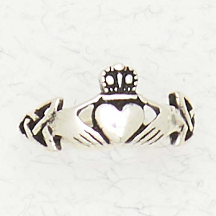 Sterling Silver Ring - Claddagh Heart for wholesale by Nirvana LLC