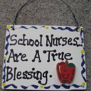 Geschenk für Lehrer SW40 Schulkrankenschwestern sind ein wahrer Segen für den Großhandel von Nannie and B's Crafts