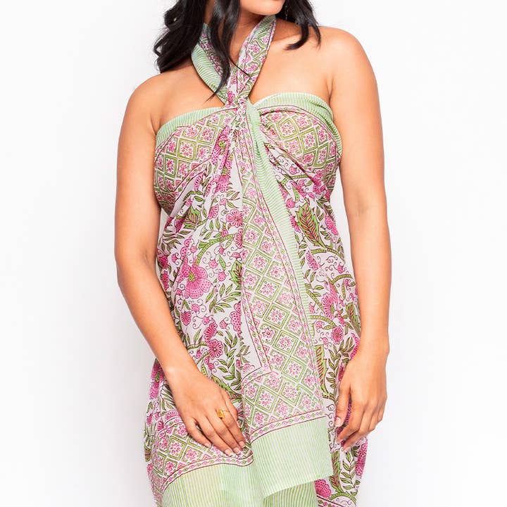 Sevya Handmade - Wholesale Wrap - Women's - Sunanda Block Print Sarongs