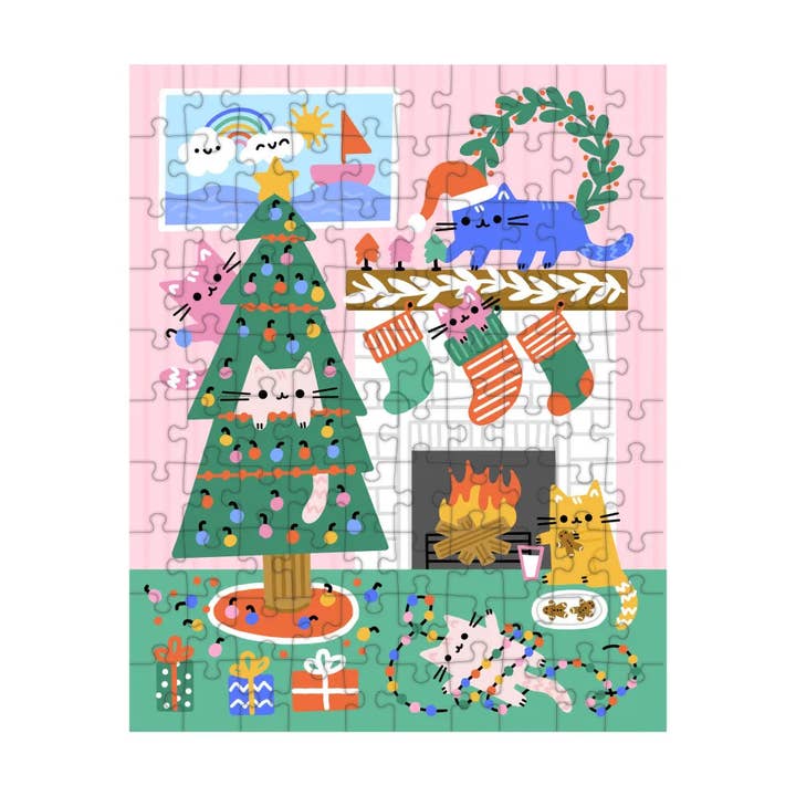 JIGGY Puzzles - Wholesale Puzzle - Kids - JIGGY Junior, Christmas Cats by Genna Blackburn3