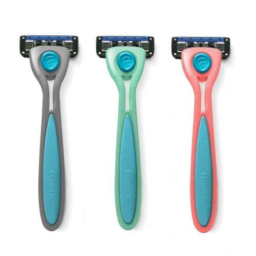 Ecohesens - Vente Rasoir - Popi rasoir 5 lames -(gris, neptune, corail) - Preserve5