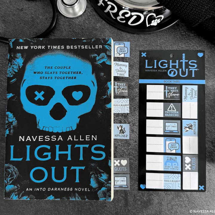 Conquest Journals - Wholesale Bookmark - Lights Out Book Annotation Tabs (30-Pack)1