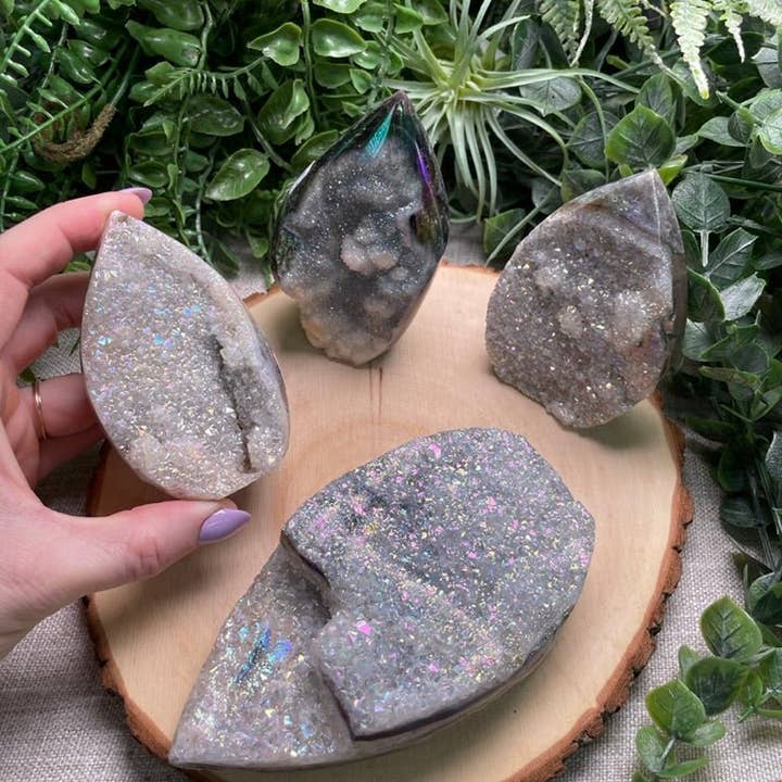 Copper Ashes - Wholesale Spiritual Stone/Crystal - Aura Plated Sphalerite Freeform