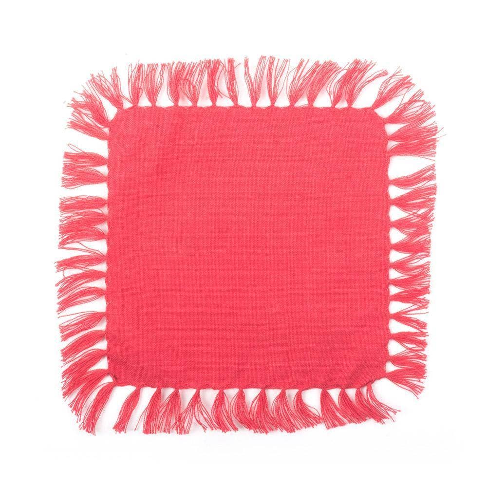 Mainstreet Collection – wholesale Dinner & cloth napkin – Fringe Cocktail Napkins6
