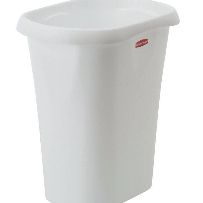 Everyday Supply Co - Wholesale Trashcan/Trash Bin - Rubbermaid 3 gal White Open Top Wastebasket, 8-Pack0