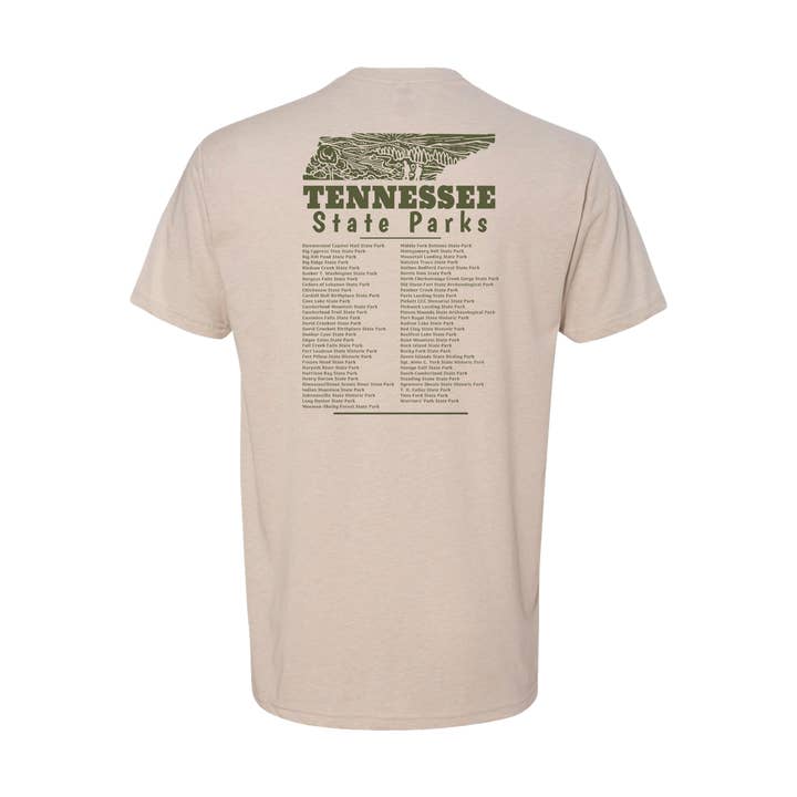 Sand Ranger Ramble TN State Parks Raccoon T-Shirt for wholesale on Faire