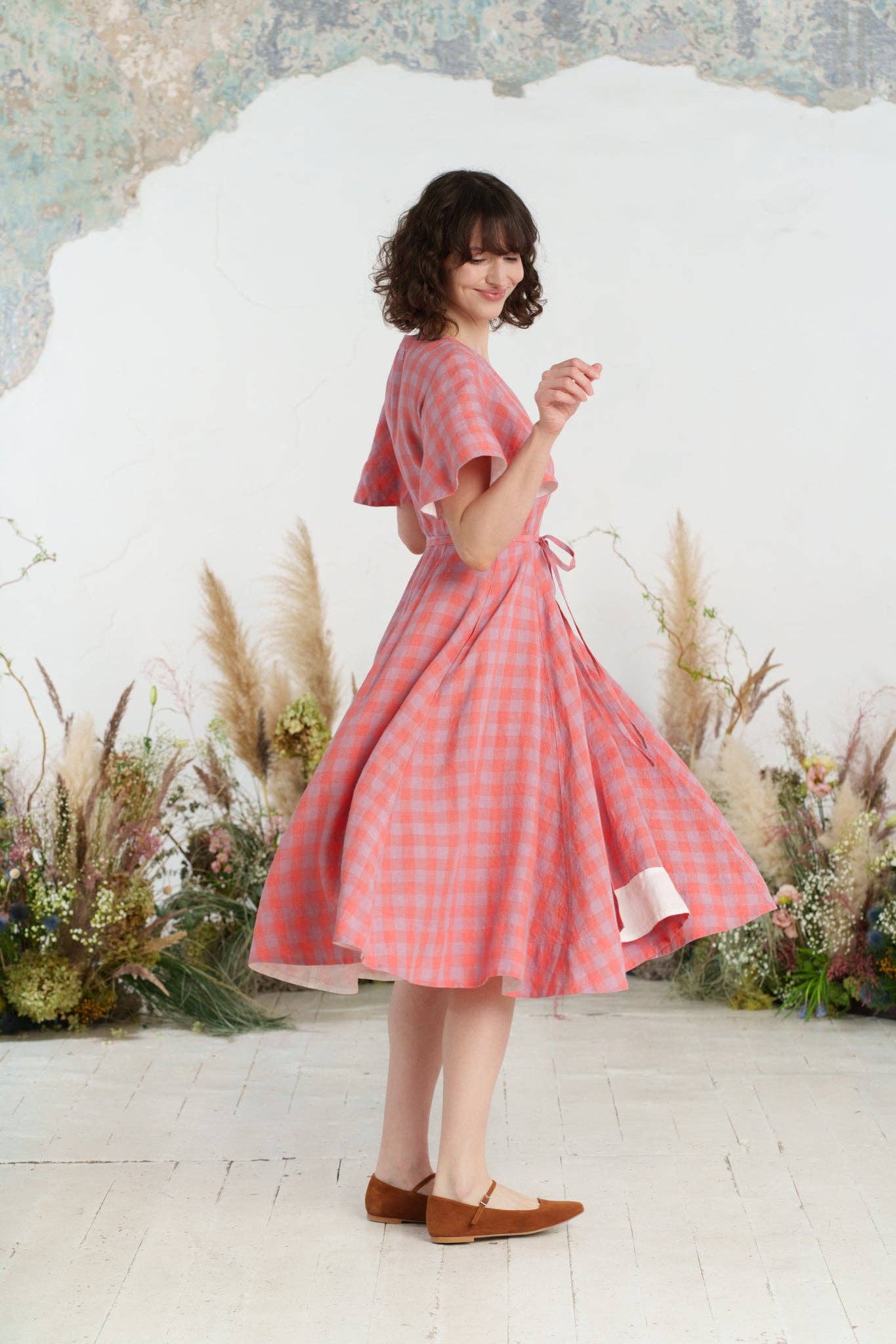 Son de Flor - Wholesale Jurk - Dames - Wikkeljurk met vlindermouwen32