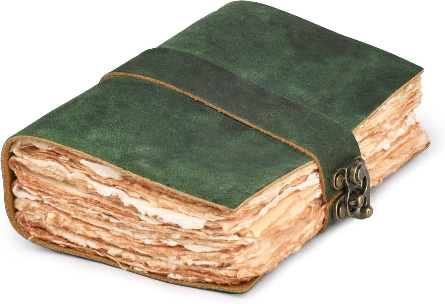 Tuzech Leather - Vendita all'ingrosso Diari/agende - Diario in Pelle Fatto a Mano con Chiusura a C-Lock e Bordo Grezzo Non Rigato6