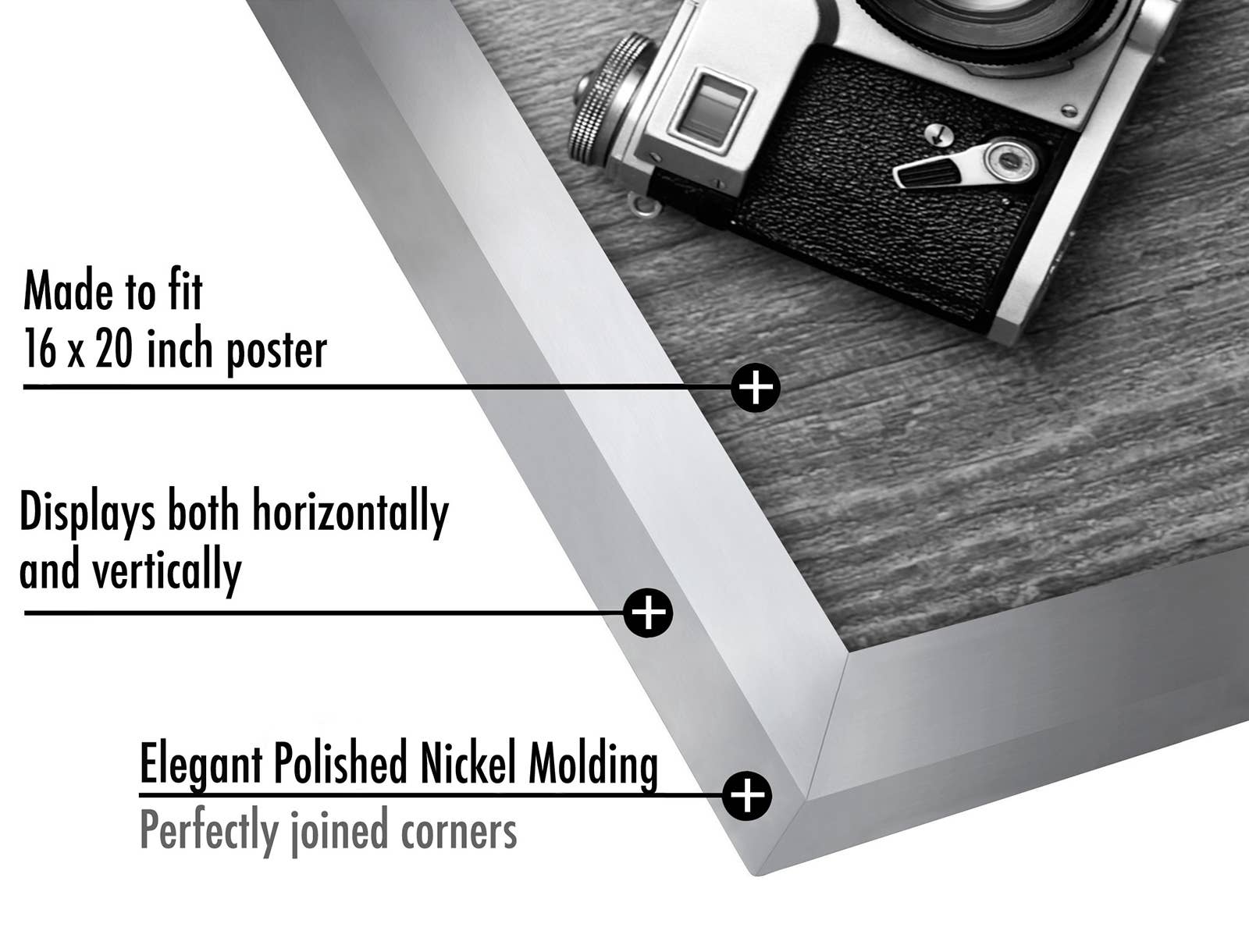 Americanflat - Wholesale Picture Frame - Americanflat Poster Frame with Wide Molding127