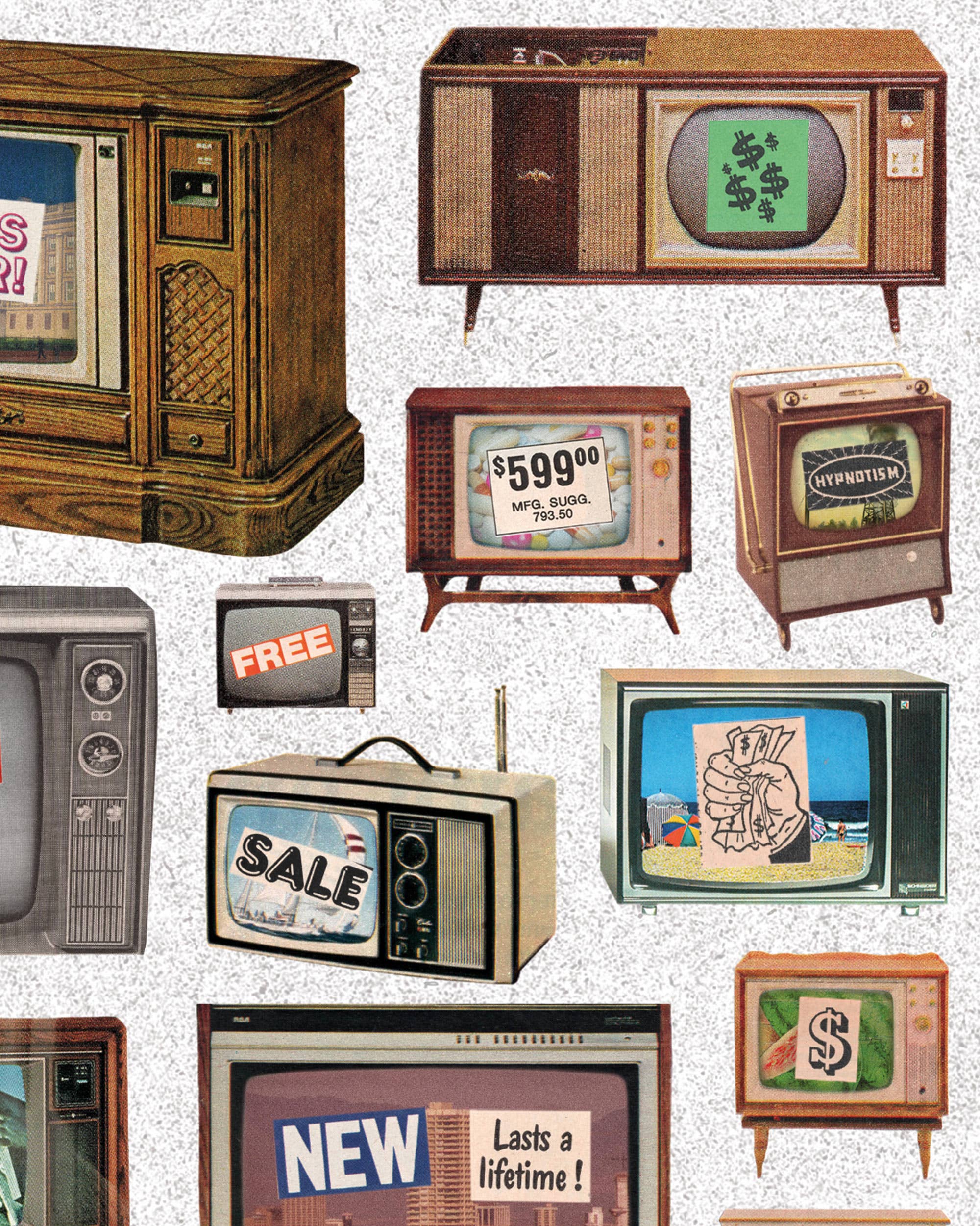 Julia Walck – Engroshandel Kunsttryk – Hvad er der på tv? Kunsttryk1