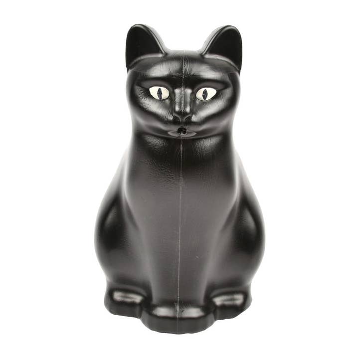 Esschert Design USA - Wholesale Watering Can - Cat Watering Can, 3.14 L, Plastic, Black