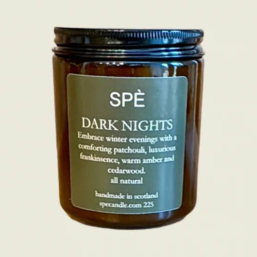 Dark Nights - Coorie (cozy) - Apothecary Soy Candle - 220ml for wholesale by SPÈ Atelier