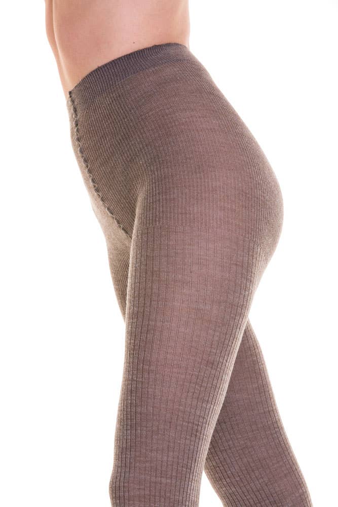 SANGIACOMO - Wholesale Tights - Women's - WOOL CARESS Women's Covering Ribbed Tights 150 Denari30