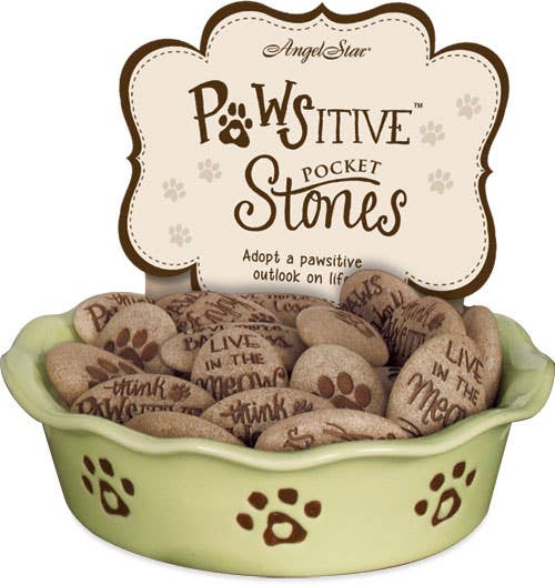 AngelStar - Wholesale Keepsake Coin/Token - Pawsitive Stone 48pc Assortment