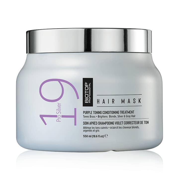 Masque capillaire 19 Pro Silver pour la vente par Biotop Professional