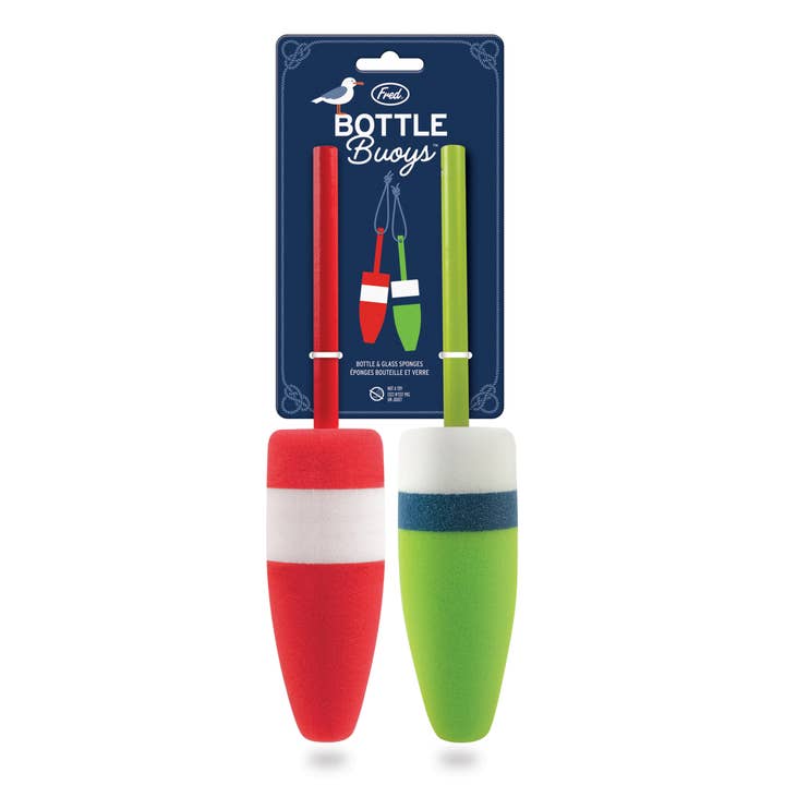 BOTTLE BUOYS - Lobster Buoy Bottle Brushes for wholesale by Fred