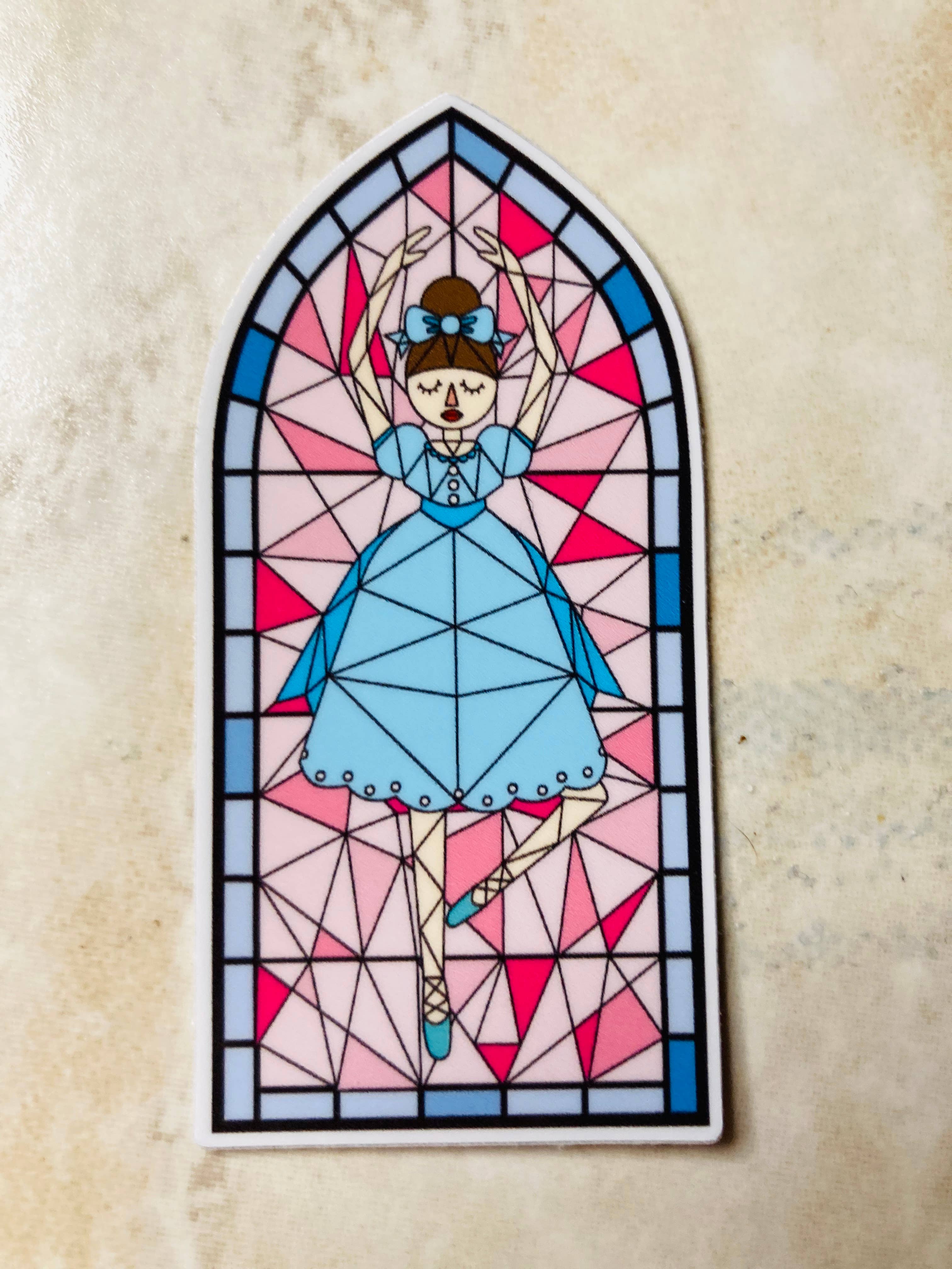 Denali & Co. - Wholesale Sticker - Nutcracker, Clara, Rat, Stained Glass Christmas Sticker8