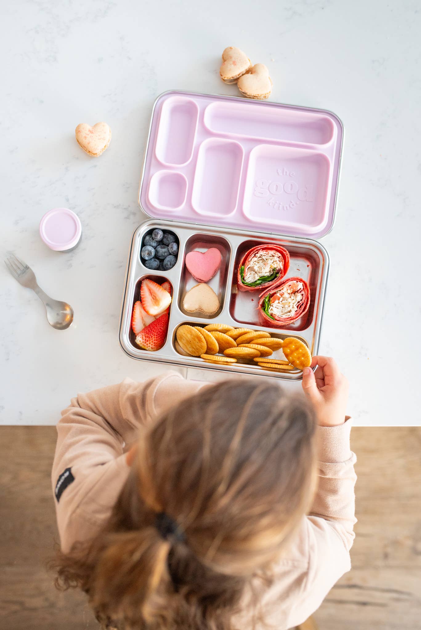 The Good Kiind - Wholesale Lunch Bag/Box - Kids - Lunch box for kids Stainless Steel, Bento-Box: The Explorer™11