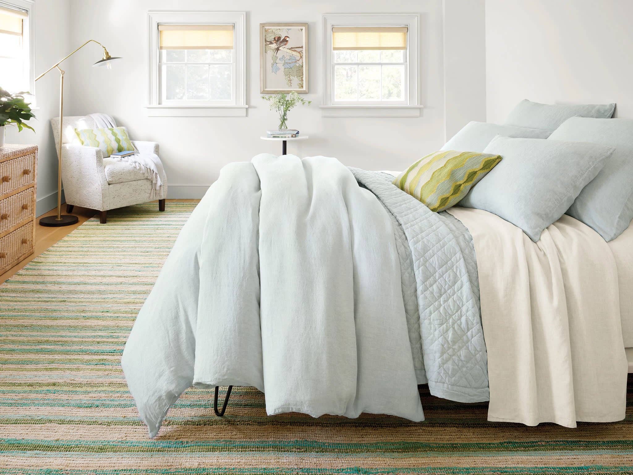 Annie Selke - Wholesale Area Rug - Francisco Handwoven Cotton Rug | Green1