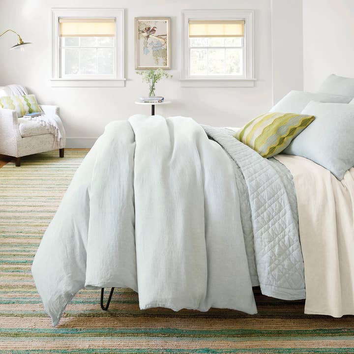 Annie Selke - Wholesale Area Rug - Francisco Handwoven Cotton Rug | Green1