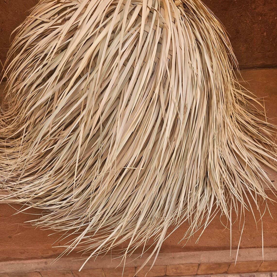 Moroccan Natural bazaar - Venta al por mayor Lámpara de araña y colgante - Lámpara colgante con pantalla esférica de paja3