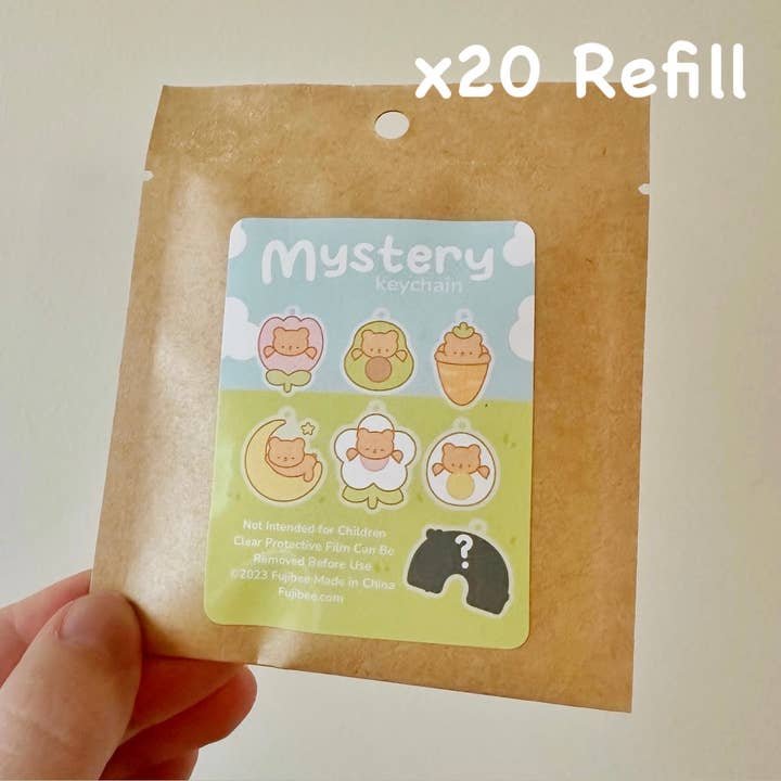 Mystery Keychain Blind Bags 20PCS Refill Individual Packs for wholesale by Fujibee