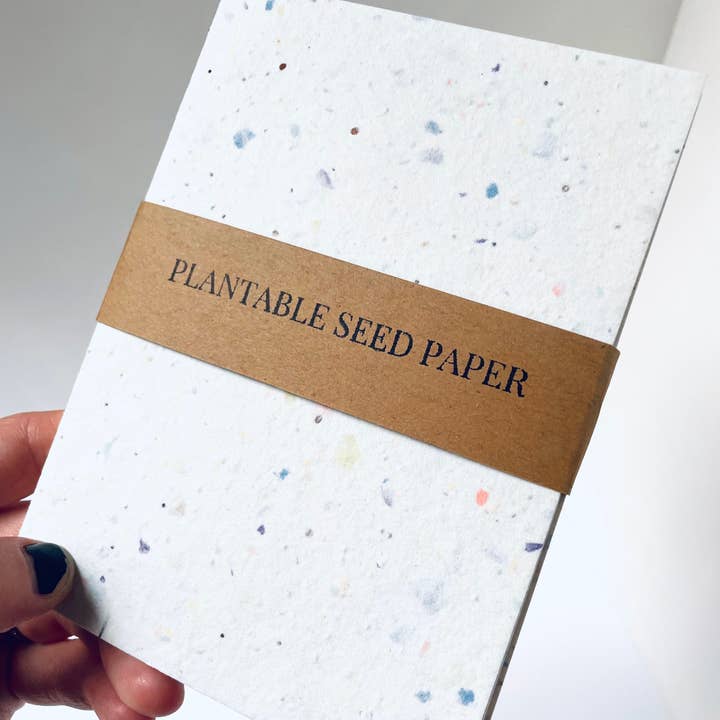 Atelier By Cat - Wholesale Notebook - mini Seed Paper Notebook Eco-Friendly Paper Goods, Plantable