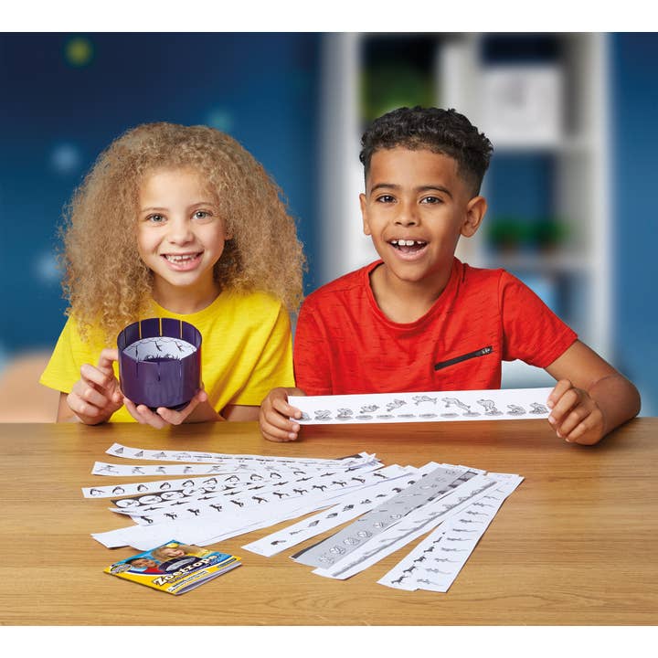 Brainstorm - Wholesale Toy Set - Kids - Zoetrope Classic Animation Toy Set for Kids