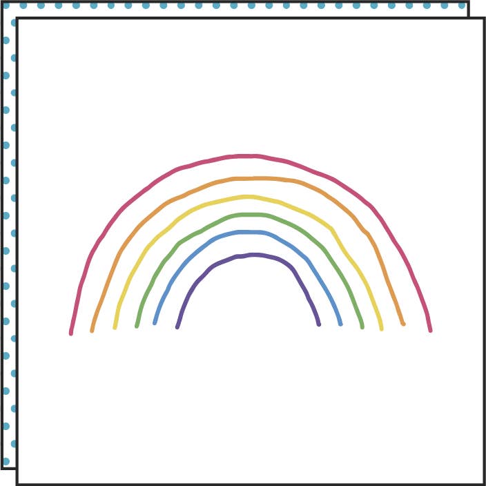 Tattoonie - Wholesale Temporary Tattoo - PEN RAINBOW Tattoo (Pack of 2)