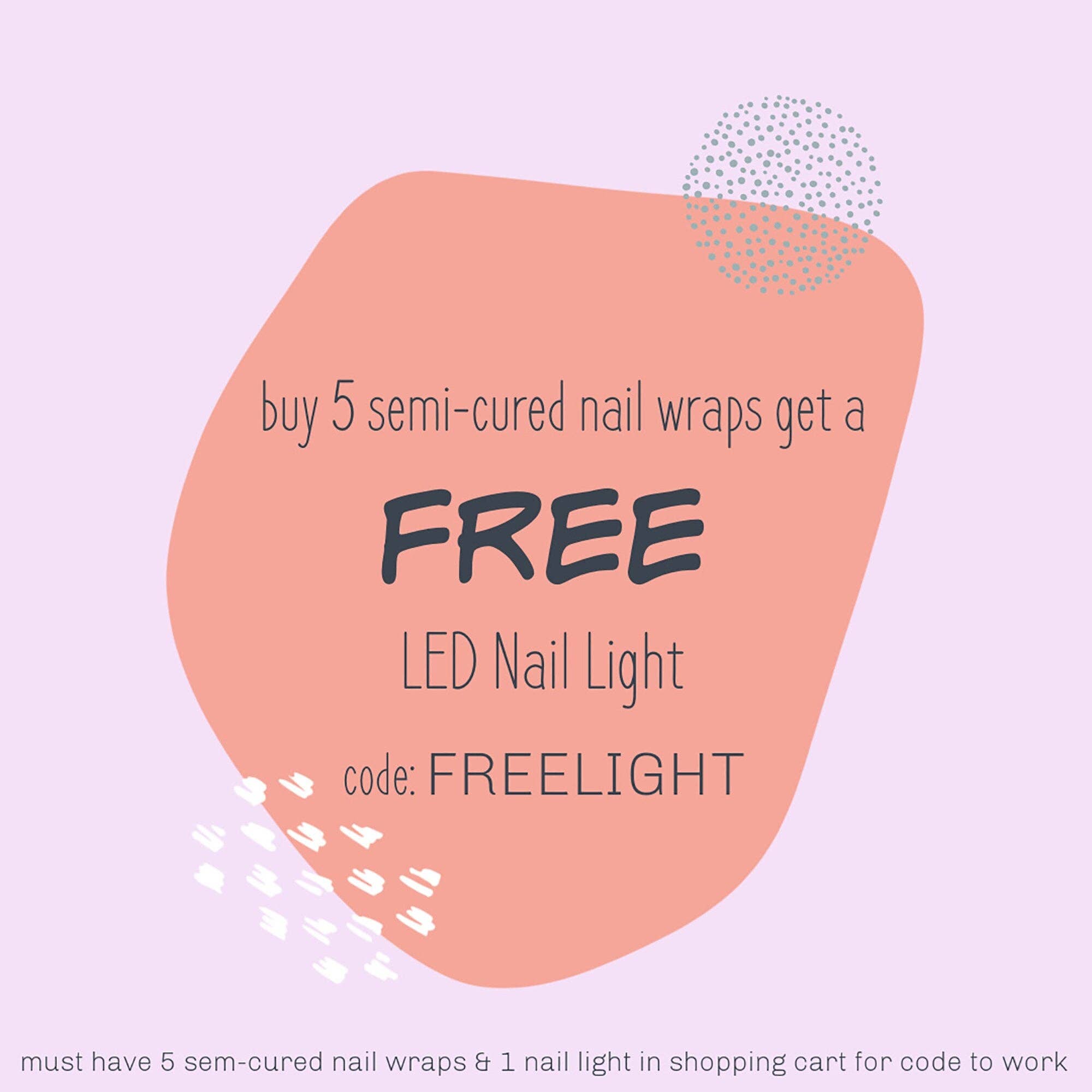 So Gloss – wholesale Nail art/decal – I Spot You Semi-Cured Nail Wraps3